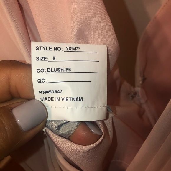 Dessy collection bridesmaid dress - Picture 4 of 6